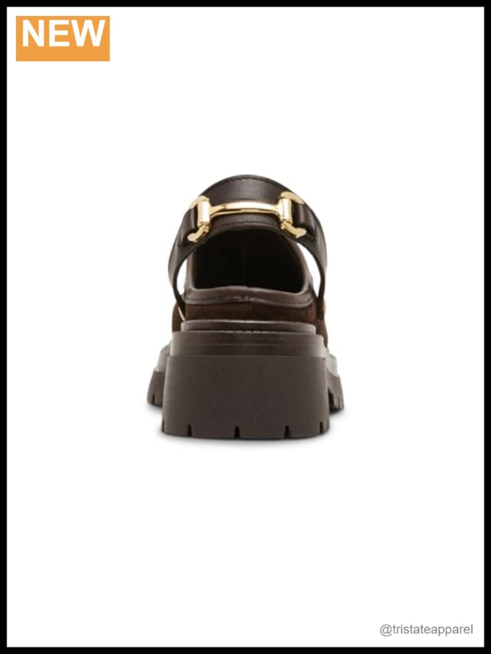 Steve Madden Erba Suede Clog Block Heel Slingback Platform - Picture 6 of 6